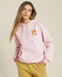 Best Pirce 🔔 Billabong Two Suns Pullover Hoodie BLOSSOM 👏 -Womens-clothing Shop abjsf00425 billabongw mdm0 frt1 1