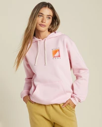 Best Pirce 🔔 Billabong Two Suns Pullover Hoodie BLOSSOM 👏