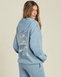 New 😀 Billabong Brighter Day Pullover Hoodie BLUE HORIZON 👏