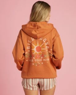 Best reviews of 👍 Billabong Free Mind Pullover Hoodie ADOBE 👏 -Womens-clothing Shop abjsf00451 billabongw ado frt1 1