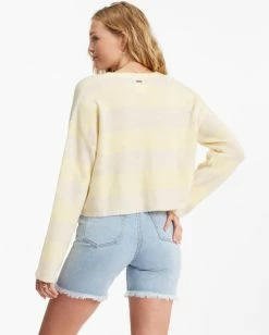 Best deal 🎉 Billabong Short N Sweet Cropped Cardigan Sweater WHITE CAP 🎉 -Womens-clothing Shop abjsw00121 billabongw ycp0 bck1 1