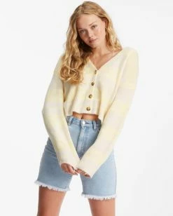 Best deal 🎉 Billabong Short N Sweet Cropped Cardigan Sweater WHITE CAP 🎉 -Womens-clothing Shop abjsw00121 billabongw ycp0 frt1 1