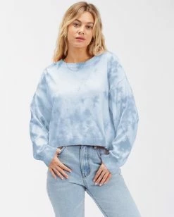 Cheapest 💯 Billabong Under The Sun Crewneck Sweater MELON 🔔 -Womens-clothing Shop abjsw00184 billabongw bka0 frt1 1