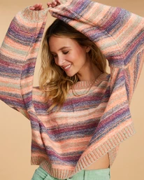 Coupon 🔥 Billabong Salty Blonde Under The Influence Pullover Sweater LOVIN LILAC 💯 5 Coupon 🔥 Billabong Salty Blonde Under The Influence Pullover Sweater LOVIN LILAC 💯 - Image 4