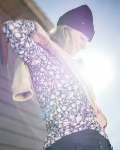 Hot Sale 🌟 Billabong A/Div Warm Up Tech Long Sleeve Knit Top ADOBE 🛒 -Womens-clothing Shop abjto00107 billabongl ofb frt1 1