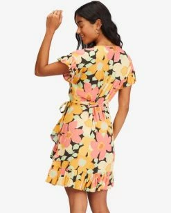 Best reviews of ✔️ Billabong Wrap And Roll Woven 👗 Dress RAIN DROP 💯 -Womens-clothing Shop abjwd00247 billabongw mul bck1 1