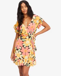 Best reviews of ✔️ Billabong Wrap And Roll Woven 👗 Dress RAIN DROP 💯