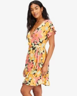 Best reviews of ✔️ Billabong Wrap And Roll Woven 👗 Dress RAIN DROP 💯 -Womens-clothing Shop abjwd00247 billabongw mul sd1 1