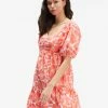 Cheap 🧨 Billabong Be Mine Babydoll 👗 Dress ORANGE CRUSH 🥰 -Womens-clothing Shop abjwd00253 billabongw ocu frt1