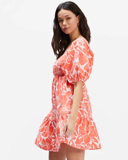 Cheap ๐งจ Billabong Be Mine Babydoll ๐ Dress ORANGE CRUSH ๐ฅฐ 7 Cheap ๐งจ Billabong Be Mine Babydoll ๐ Dress ORANGE CRUSH ๐ฅฐ - Image 5