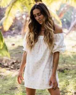 Budget 🔥 Billabong On The Shore Babydoll Mini 👗 Dress NATURAL 👍 -Womens-clothing Shop abjwd00350 billabongl nat frt1 1
