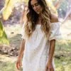 Budget 🔥 Billabong On The Shore Babydoll Mini 👗 Dress NATURAL 👍 -Womens-clothing Shop abjwd00350 billabongl nat frt1