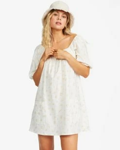 Budget 🔥 Billabong On The Shore Babydoll Mini 👗 Dress NATURAL 👍 -Womens-clothing Shop abjwd00350 billabongw nat frt1 1