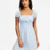 Buy 👏 Billabong Wildflower Mini 👗 Dress RAIN DROP 🥰 -Womens-clothing Shop abjwd00352 billabongw rad frt1