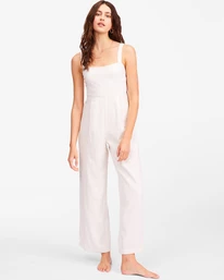 Best Sale 🛒 Billabong Sandy Cove Jumpsuit SALT CRYSTAL 👍