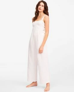 Best Sale 🛒 Billabong Sandy Cove Jumpsuit SALT CRYSTAL 👍 -Womens-clothing Shop abjwd00357 billabongw scs sd1 1
