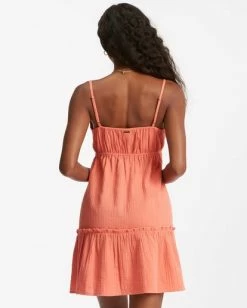 Top 10 🔔 Billabong Wave After Wave Babydoll Mini 👗 Dress ROSE CLAY 👏 -Womens-clothing Shop abjwd00360 billabongw nmh0 bck1 1