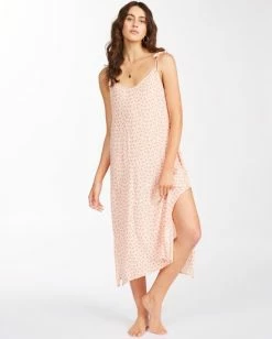 Deals 🎉 Billabong Sunbright Midi Slip 👗 Dress MELON 👏 -Womens-clothing Shop abjwd00363 billabongw mel frt1 1