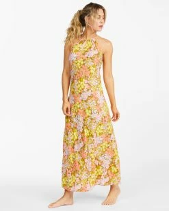 Coupon 🔥 Billabong Retro Romance Halter 👗 Dress MOSS 🤩 -Womens-clothing Shop abjwd00365 billabongw mos sd1 1