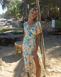 Deals ๐ Billabong Jet Set Midi ๐ Dress WHITE/MULTI โ 3 Deals ๐ Billabong Jet Set Midi ๐ Dress WHITE/MULTI โ