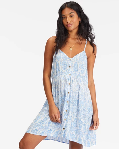 Cheapest 🥰 Billabong Glow Up Babydoll 👗 Dress SALT CRYSTAL 🛒 6 Cheapest 🥰 Billabong Glow Up Babydoll 👗 Dress SALT CRYSTAL 🛒 - Image 4