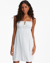 Flash Sale ⌛ Billabong Feelin Blue Mini Slip 👗 Dress RAIN DROP 😉