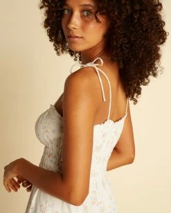 Budget 🛒 Billabong Wrangler Little Damsel Mini 👗 Dress SALT CRYSTAL ⭐ -Womens-clothing Shop abjwd00444 billabongw scs dtl1 1