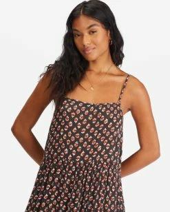 Flash Sale 🎉 Billabong Love Forever Midi 👗 Dress OFF BLACK 🤩 -Womens-clothing Shop abjwd00481 billabongw ofb dtl1 1