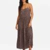 Flash Sale 🎉 Billabong Love Forever Midi 👗 Dress OFF BLACK 🤩 -Womens-clothing Shop abjwd00481 billabongw ofb frt1
