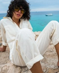 Coupon 🛒 Billabong Keepin It Real Jumpsuit ANTIQUE WHITE 😍 -Womens-clothing Shop abjwd00483 billabongl anw frt1 1