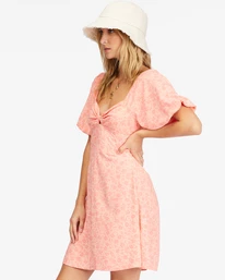 Budget ๐ Billabong Loving Life Puff Sleeve Mini ๐ Dress LIFES A PEACH ๐งจ 4 Budget ๐ Billabong Loving Life Puff Sleeve Mini ๐ Dress LIFES A PEACH ๐งจ - Image 2