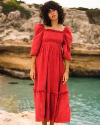 Promo 😉 Billabong Magic Hour Midi 👗 Dress DEEP LOVE 🥰 3 Promo 😉 Billabong Magic Hour Midi 👗 Dress DEEP LOVE 🥰