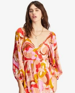 Top 10 🎁 Billabong Pretty Groovy Maxi 👗 Dress MULTI 🥰 -Womens-clothing Shop abjwd00516 billabongw mul dtl1 1