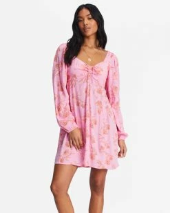 Budget 🎁 Billabong Crush On You Mini 👗 Dress SWEET CHOCOLATE 🧨 -Womens-clothing Shop abjwd00520 billabongw mfr0 frt1 1