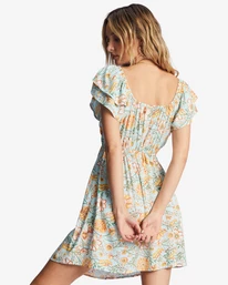 Outlet ๐ Billabong Enchant Me Mini ๐ Dress SWEET GRASS ๐งจ 5 Outlet ๐ Billabong Enchant Me Mini ๐ Dress SWEET GRASS ๐งจ - Image 3