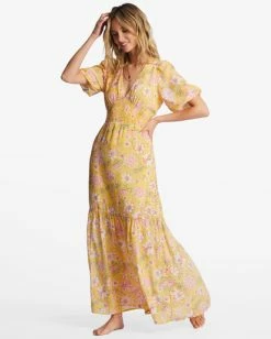 Coupon 🧨 Billabong Spellbound Maxi 👗 Dress GOLDEN PEACH 🎁 -Womens-clothing Shop abjwd00533 billabongw ygf0 sd1 1