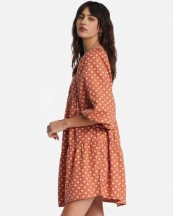 Deals 🎉 Billabong Love Crush Babydoll 👗 Dress BRICK ⭐ -Womens-clothing Shop abjwd00581 billabongw brk sd1 1