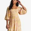 Best deal 😀 Billabong Paradise Days Mini 👗 Dress GOLDEN PEACH ✔️ -Womens-clothing Shop abjwd00585 billabongw ygf0 frt1