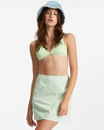 Top 10 ✔️ Billabong Tropic Sun Mini 👗 Skirt HONEY DEW 🔥