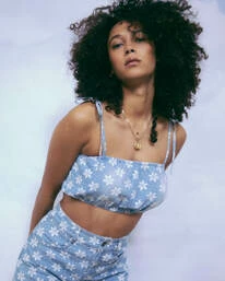 Cheapest ๐คฉ Billabong Wrangler Perfect Pair Crop Top RODEO BLUE ๐ฅฐ