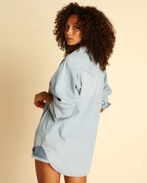 Promo ๐ Billabong Wrangler Headed West 2 Long Sleeve Denim ๐ Shirt RODEO BLUE ๐ฅฐ 5 Promo ๐ Billabong Wrangler Headed West 2 Long Sleeve Denim ๐ Shirt RODEO BLUE ๐ฅฐ - Image 4