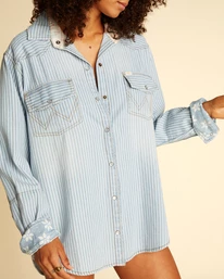 Promo ๐ Billabong Wrangler Headed West 2 Long Sleeve Denim ๐ Shirt RODEO BLUE ๐ฅฐ 7 Promo ๐ Billabong Wrangler Headed West 2 Long Sleeve Denim ๐ Shirt RODEO BLUE ๐ฅฐ - Image 6