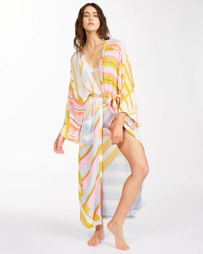 Brand new ๐ฅ Billabong Head Over ๐ Heels Kimono Beach Cover-Up WHITE/MULTI ๐งจ 8 Brand new ๐ฅ Billabong Head Over ๐ Heels Kimono Beach Cover-Up WHITE/MULTI ๐งจ - Image 6