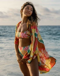 Brand new 😍 Billabong Loveland 2 Kimono Beach Cover Up MULTI 1 ⌛