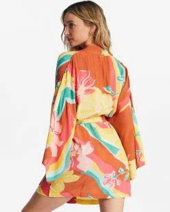 Brand new 😍 Billabong Loveland 2 Kimono Beach Cover Up MULTI 1 ⌛ -Womens-clothing Shop abjx600163 billabongw brk bck1 1