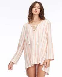 Deals ✔️ Billabong Blue Skies Mini Beach Cover-Up TERRACOTTA 😉