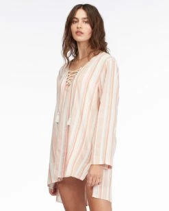 Deals ✔️ Billabong Blue Skies Mini Beach Cover-Up TERRACOTTA 😉 -Womens-clothing Shop abjx600192 billabongw tca sd1 1