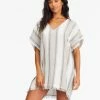 Hot Sale ✨ Billabong Walk Away Beach Cover-Up SALT CRYSTAL 😀 -Womens-clothing Shop abjx600193 billabongw scs frt1