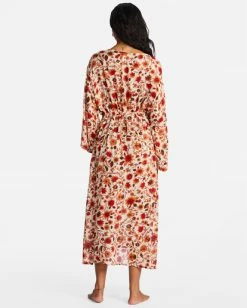 Flash Sale ✔️ Billabong Cosmic Dreamer Kimono Beach Cover-Up ANTIQUE WHITE 🔥 -Womens-clothing Shop abjx600194 billabongw anw bck1 1