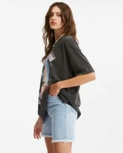 Coupon 🔥 Billabong ☀️ Summer Tour Boyfriend T-Shirt OFF BLACK ⭐ -Womens-clothing Shop abjzt00551 billabongw ofb sd1 1